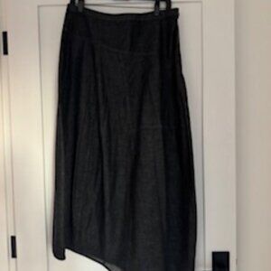 Tibi Denim Assymetrical skirt size 10